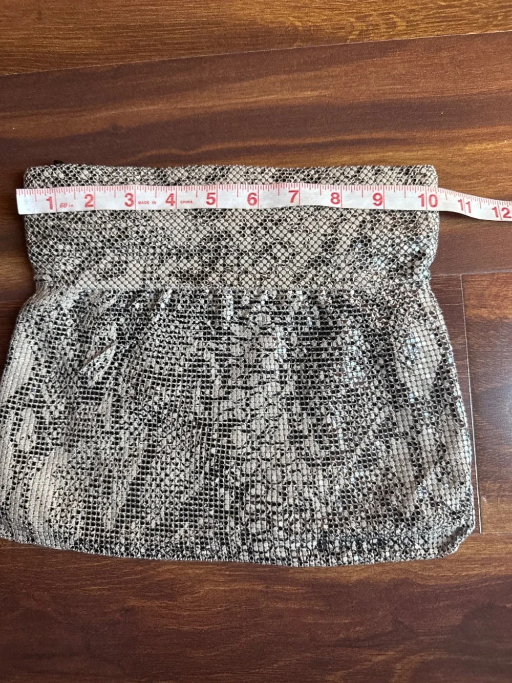 BCBGMAXAZRIA Metallic Clutch Bag